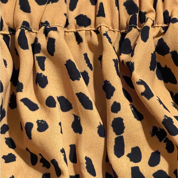 MAIN STRIP LEOPARD PRINT MINI SKIRT SZ M - Picture 4 of 8